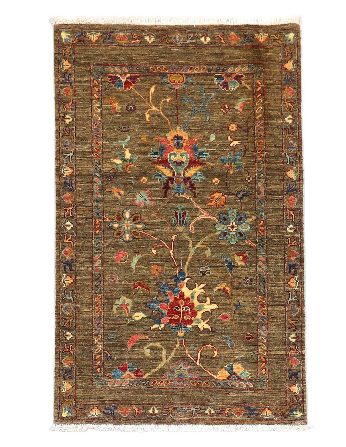 Ziegler Carpet - 124 x 83 cm - olivgrön