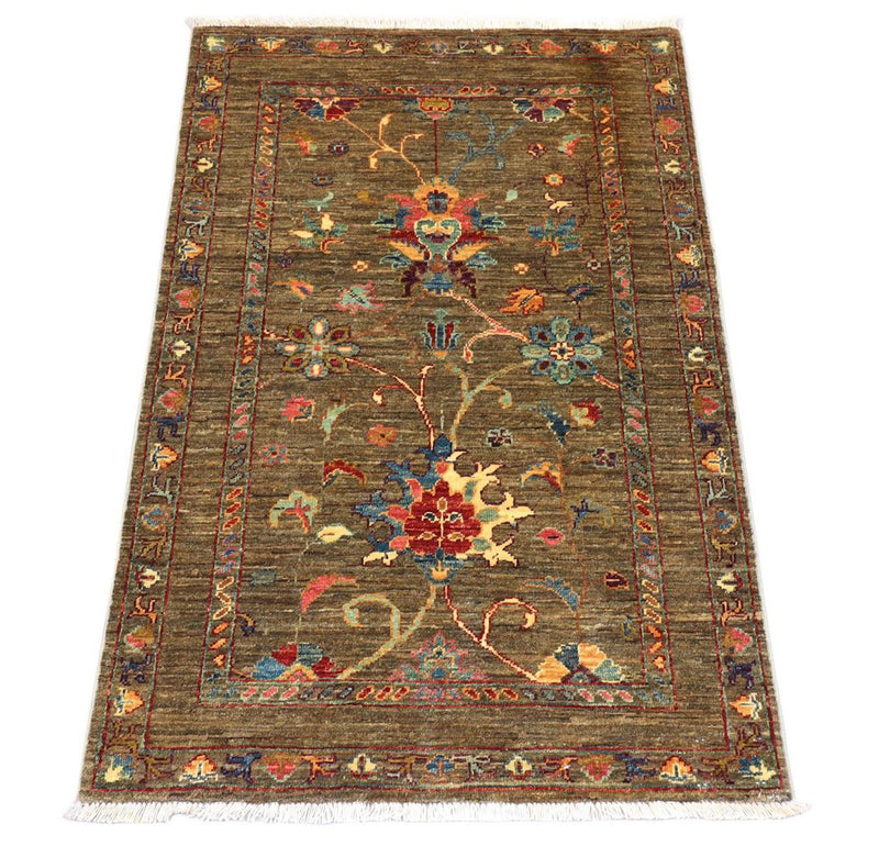 Ziegler Carpet - 124 x 83 cm - olivgrön