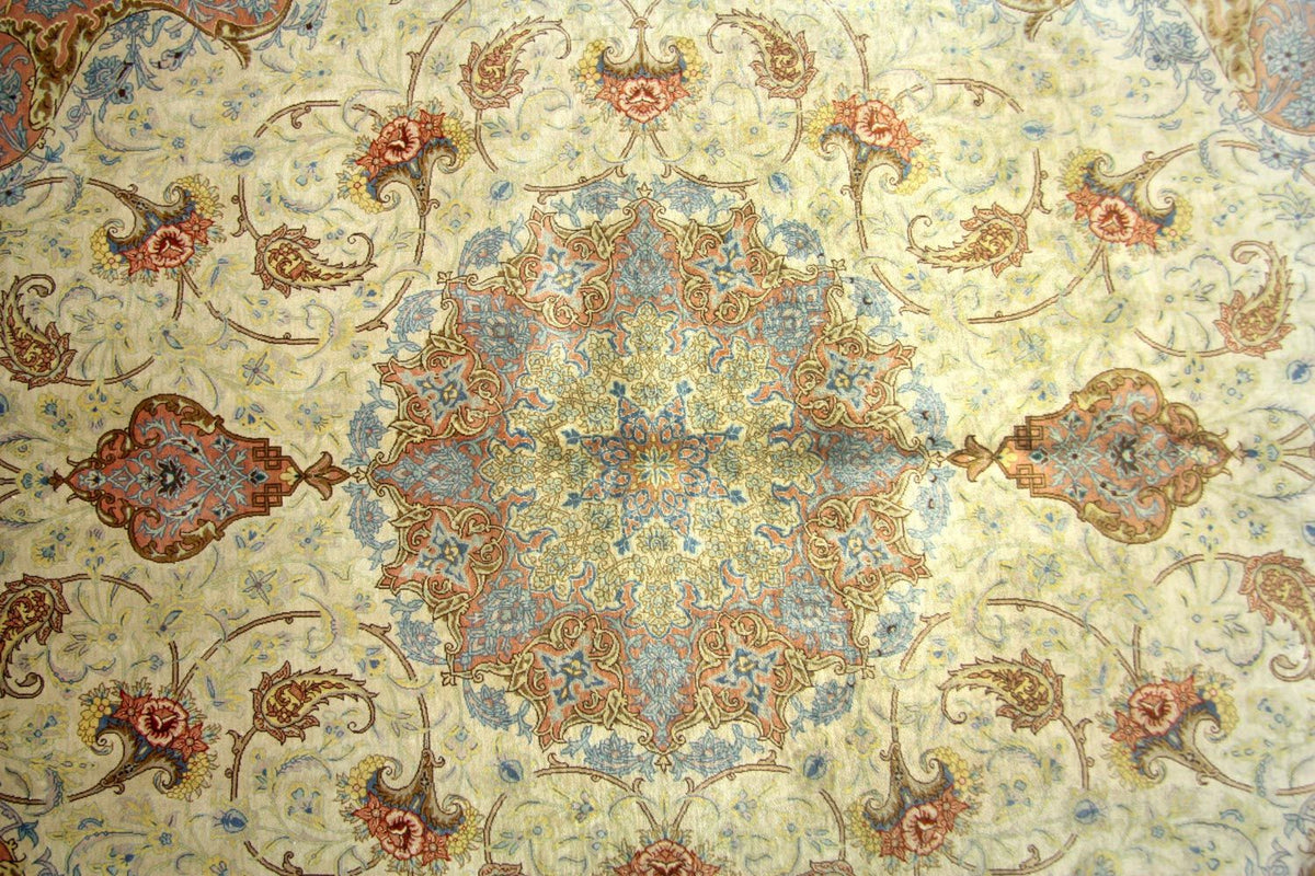 Silk Carpet - Ghom Silk - Premium - 240 x 155 cm - beige