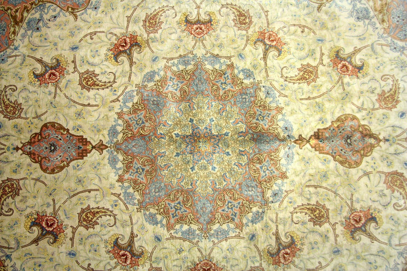 Silk Carpet - Ghom Silk - Premium - 240 x 155 cm - beige