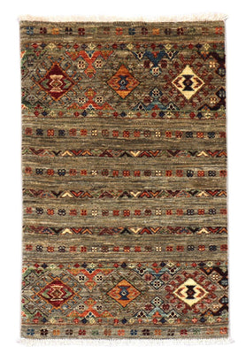 Ziegler Carpet - 91 x 63 cm - olivgrön