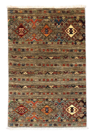 Ziegler Carpet - 91 x 63 cm - olivgrön