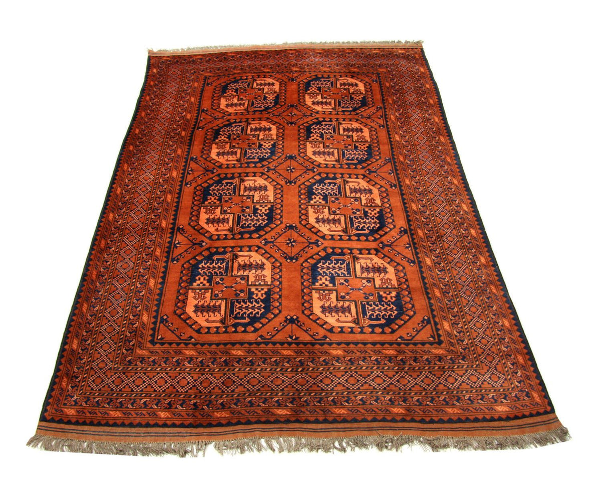 Afghansk matta - 290 x 208 cm - orange