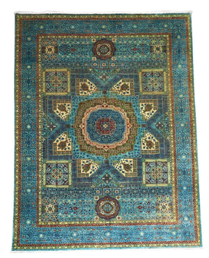 Ziegler Carpet - 368 x 271 cm - turkos