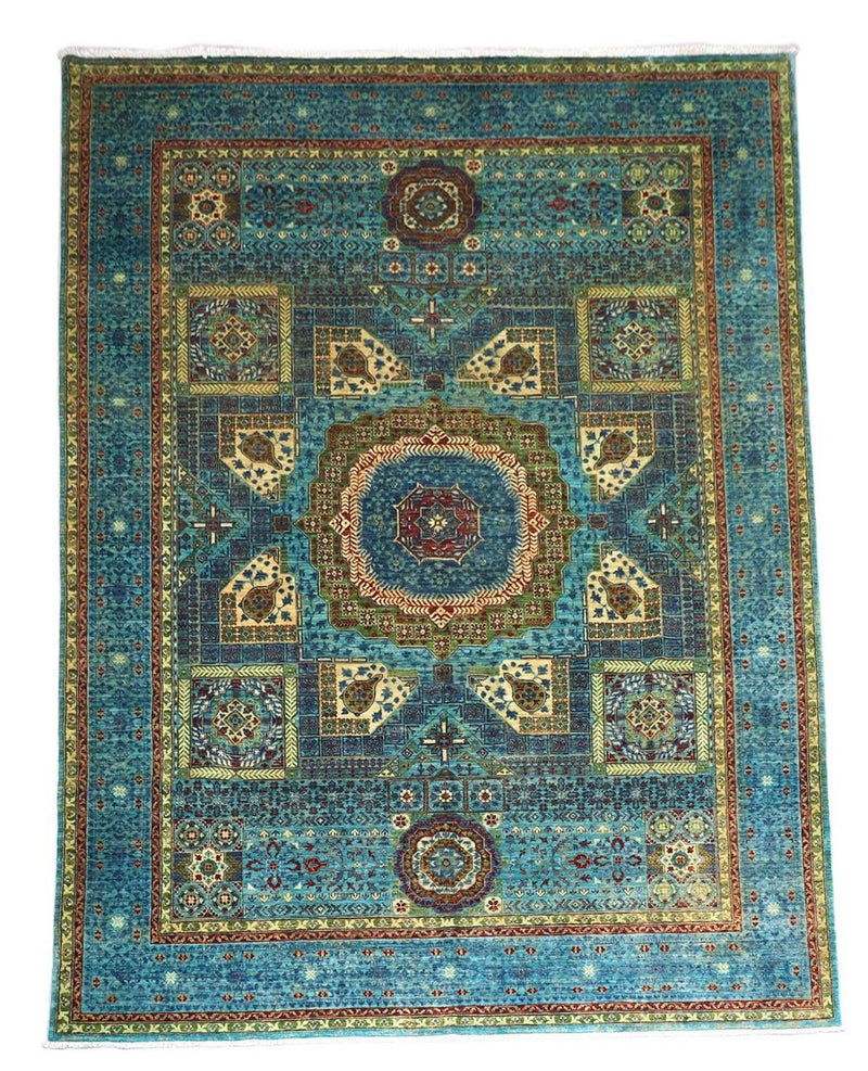 Ziegler Carpet - 368 x 271 cm - turkos