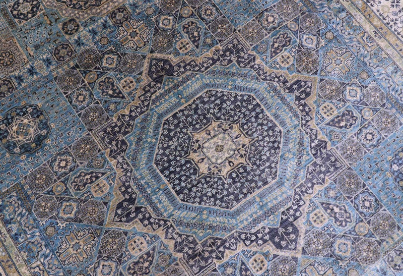 Ziegler Carpet - 355 x 270 cm - ljusblå