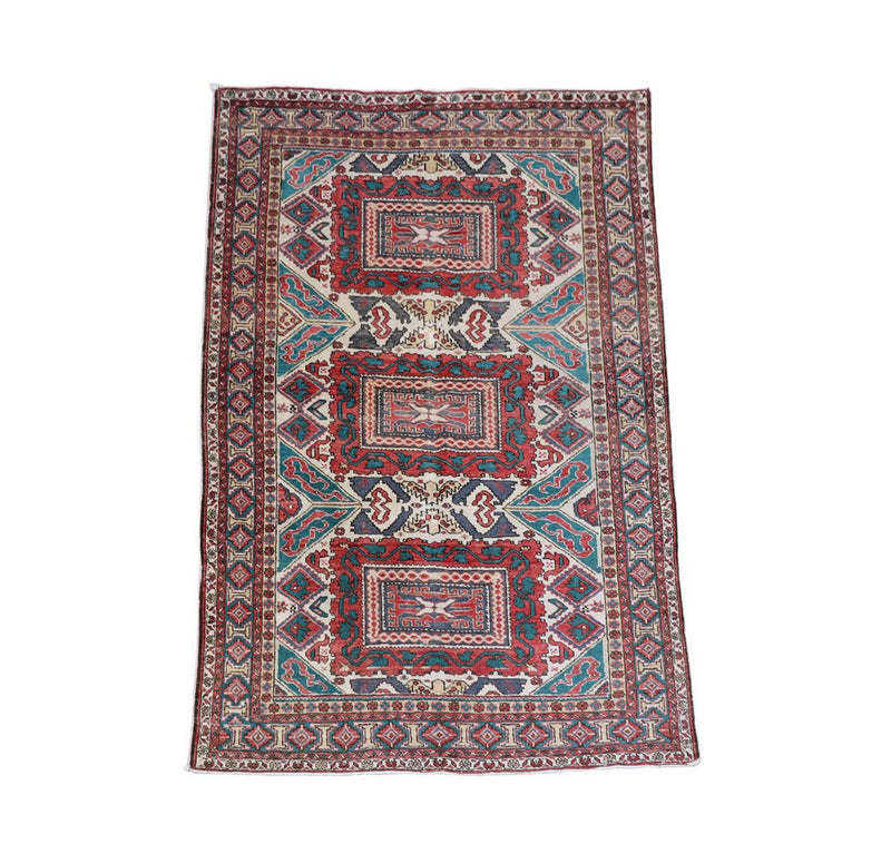 Afghansk matta - Bukhara - 206 x 136 cm - beige