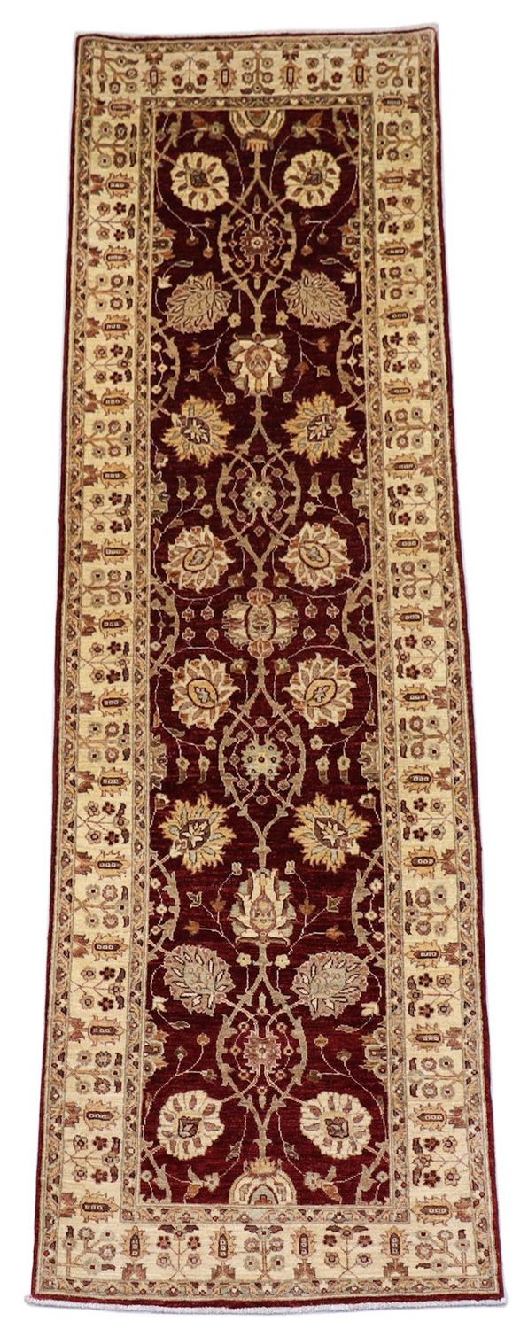 Runner Ziegler Carpet - 280 x 91 cm - mörkröd