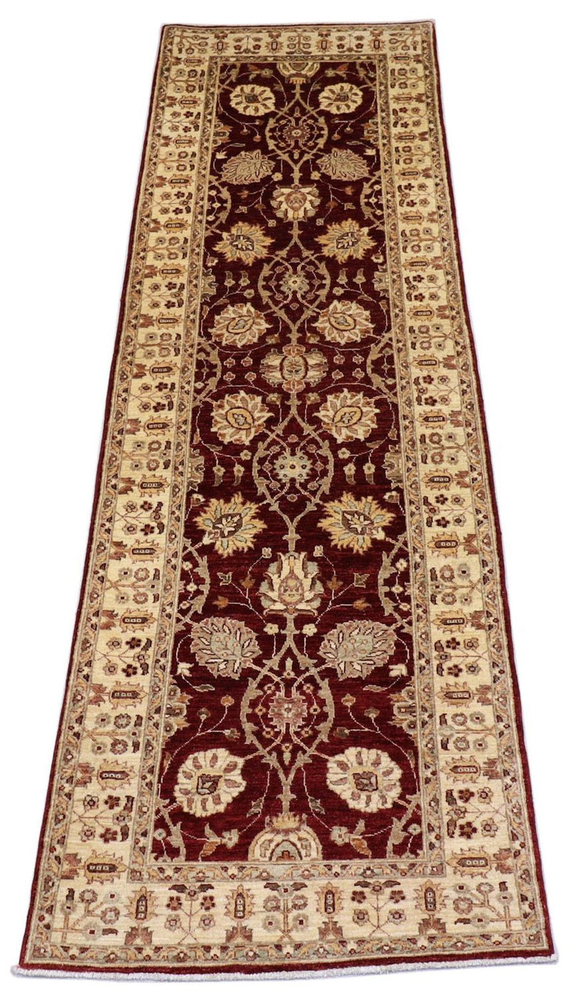 Runner Ziegler Carpet - 280 x 91 cm - mörkröd