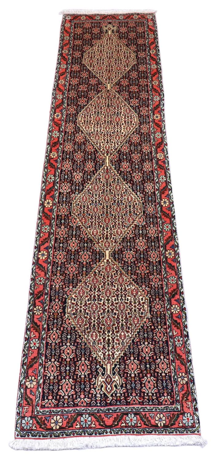 Runner Persisk matta - Bijar - 288 x 69 cm - mörkblå