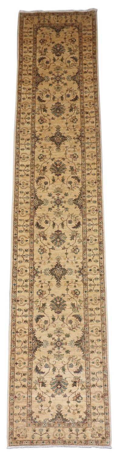 Runner Ziegler Carpet - 394 x 78 cm - beige