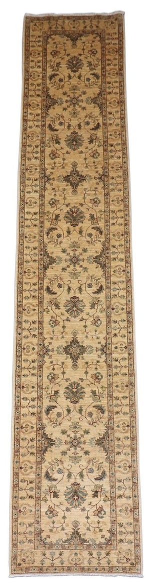 Runner Ziegler Carpet - 394 x 78 cm - beige