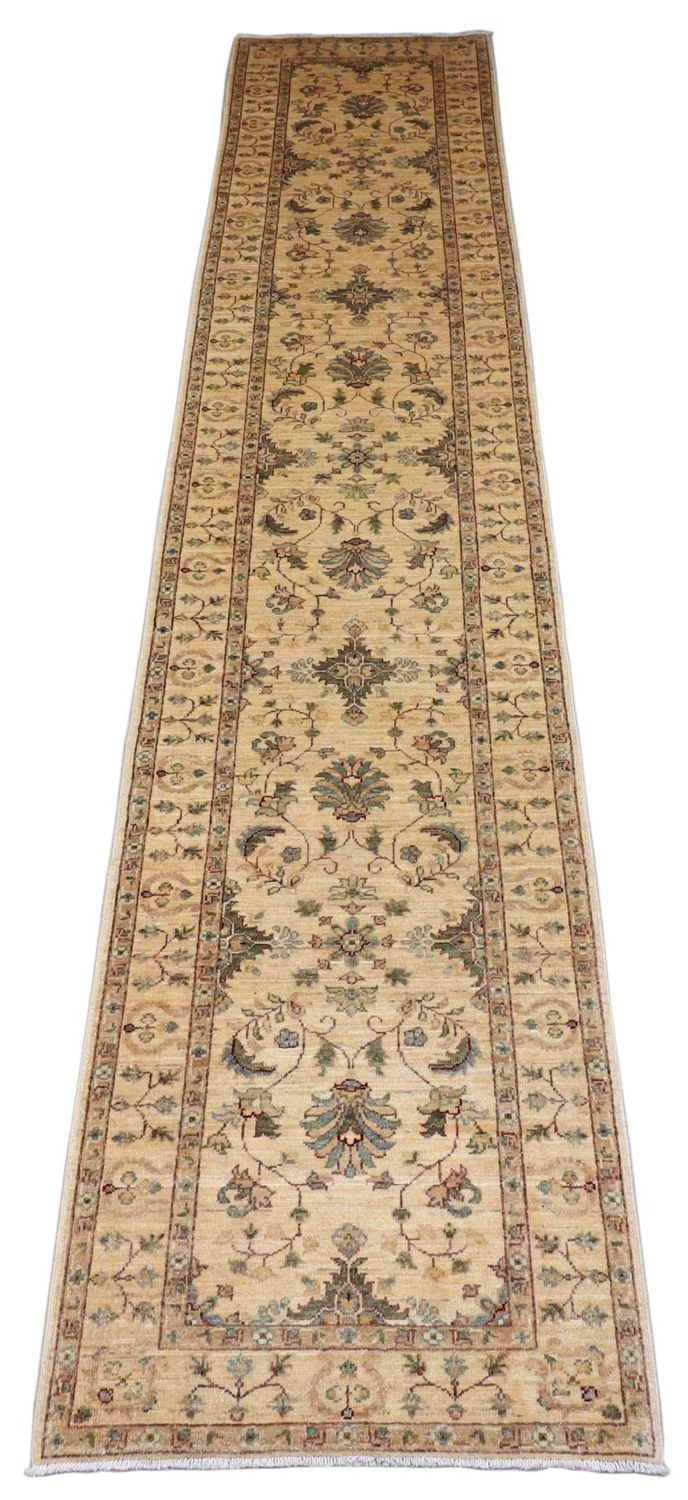 Runner Ziegler Carpet - 394 x 78 cm - beige