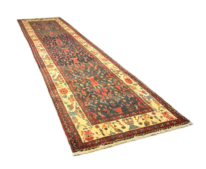 Runner Persisk matta - Nomadic - 410 x 104 cm - blå