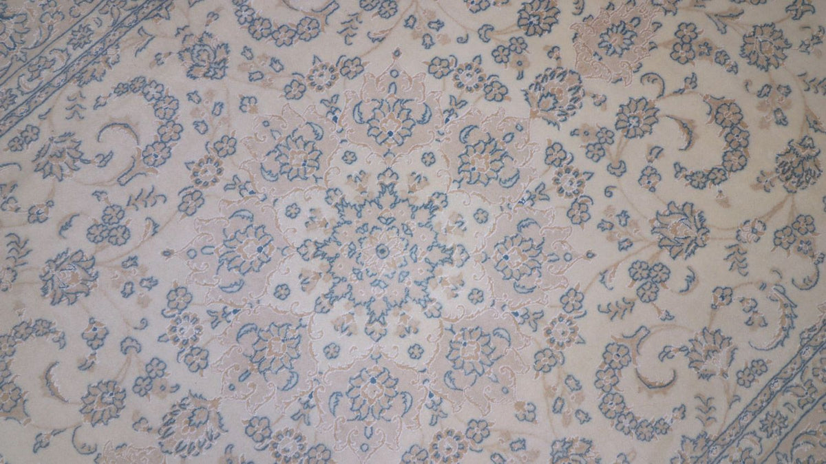 Persisk matta - Nain - 332 x 206 cm - ljusbrun