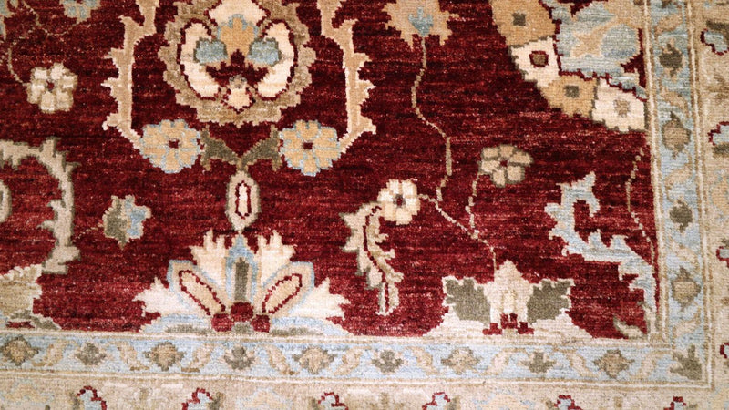 Ziegler Carpet - 357 x 276 cm - mörkröd