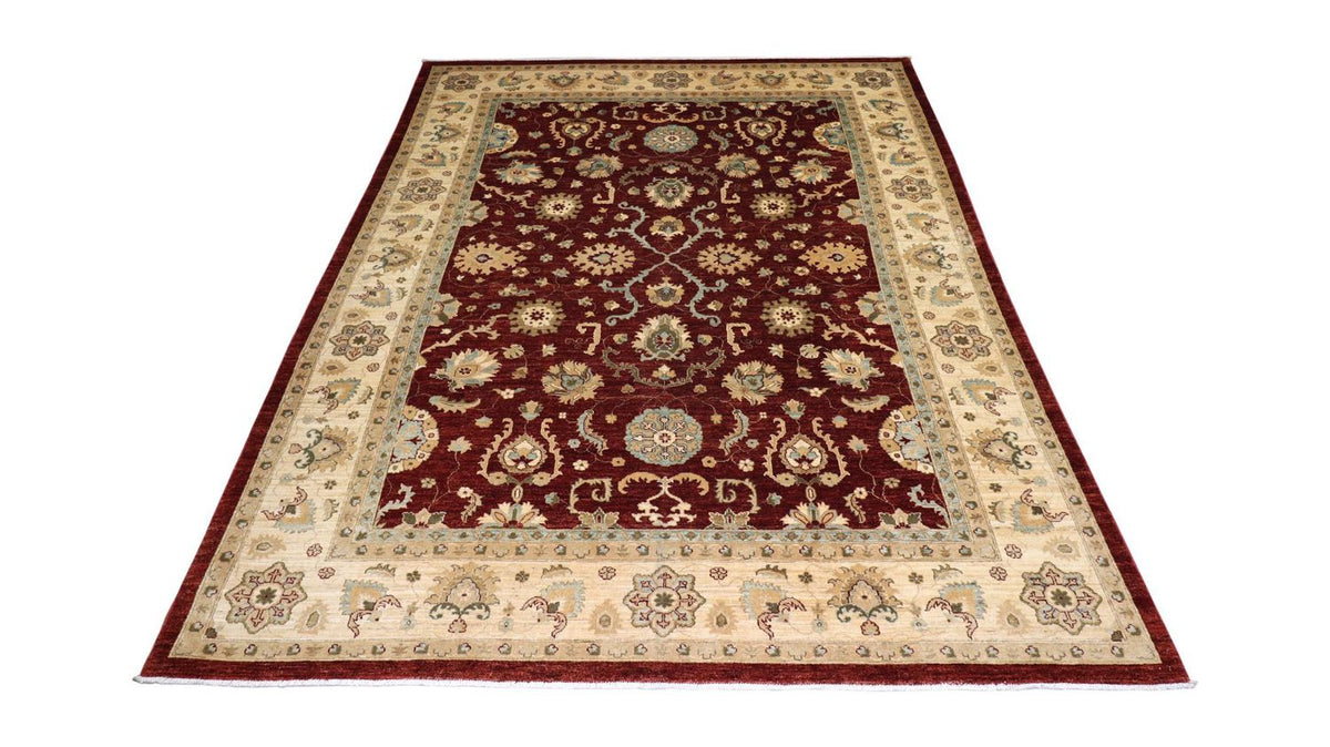 Ziegler Carpet - 357 x 276 cm - mörkröd