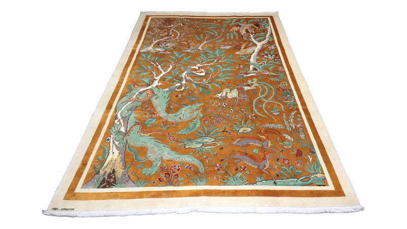 Persisk matta - Nomadic - 388 x 275 cm - brun