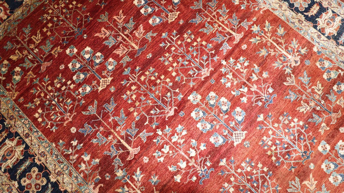 Ziegler Carpet - 376 x 296 cm - röd