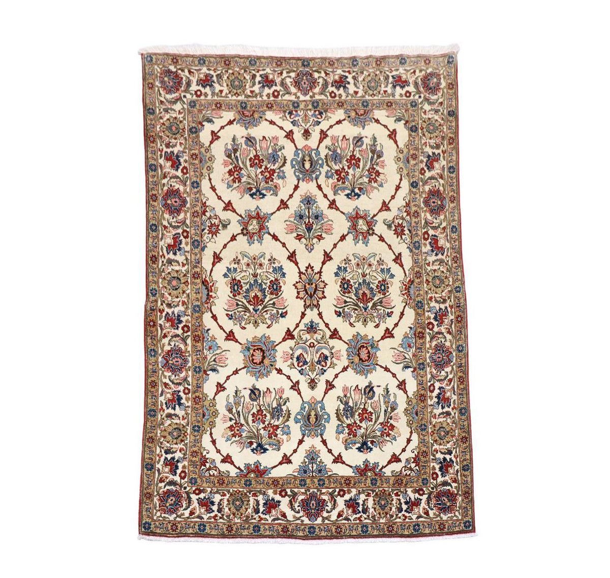 Persisk matta - Ghom - 204 x 135 cm - beige
