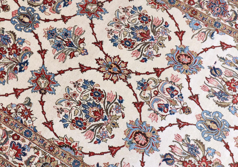 Persisk matta - Ghom - 204 x 135 cm - beige