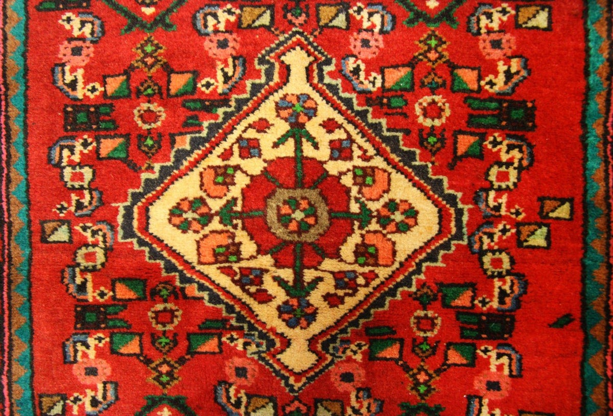 Runner Persisk matta - Nomadic - 367 x 80 cm - röd