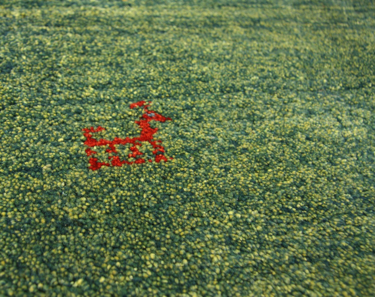 Runner Gabbeh-matta - persisk - 233 x 84 cm - grön