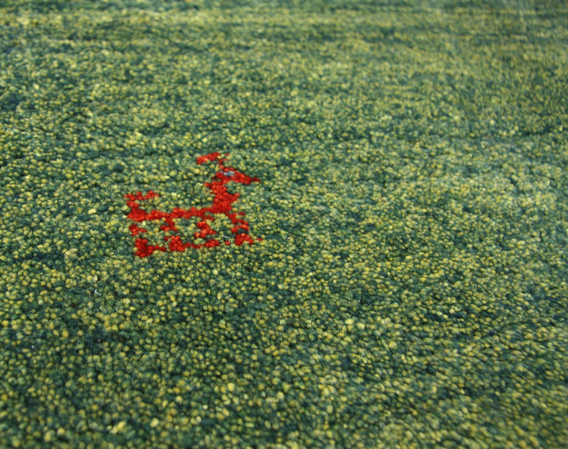 Runner Gabbeh-matta - persisk - 233 x 84 cm - grön