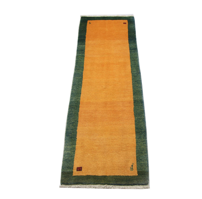 Runner Gabbeh-matta - persisk - 285 x 86 cm - orange