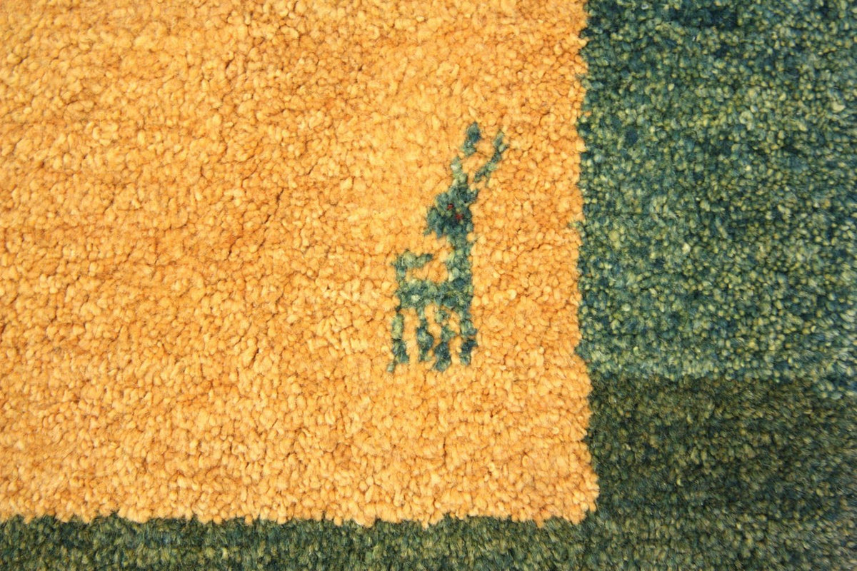 Runner Gabbeh-matta - persisk - 285 x 86 cm - orange