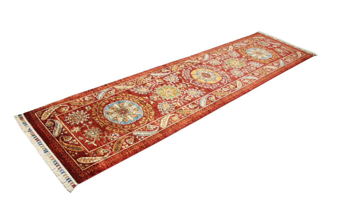 Runner Ziegler Carpet - 306 x 79 cm - röd
