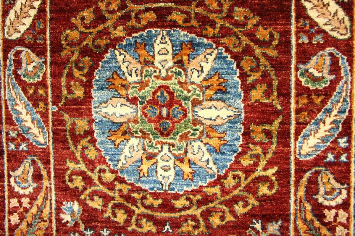 Runner Ziegler Carpet - 307 x 78 cm - röd