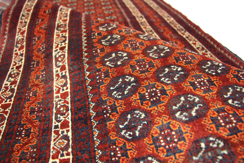 Runner Afghansk matta - Bukhara - 290 x 89 cm - röd