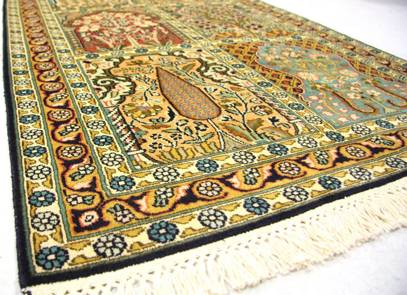 Kashmir silke Mattan 298x82cm - Oriental Carpet