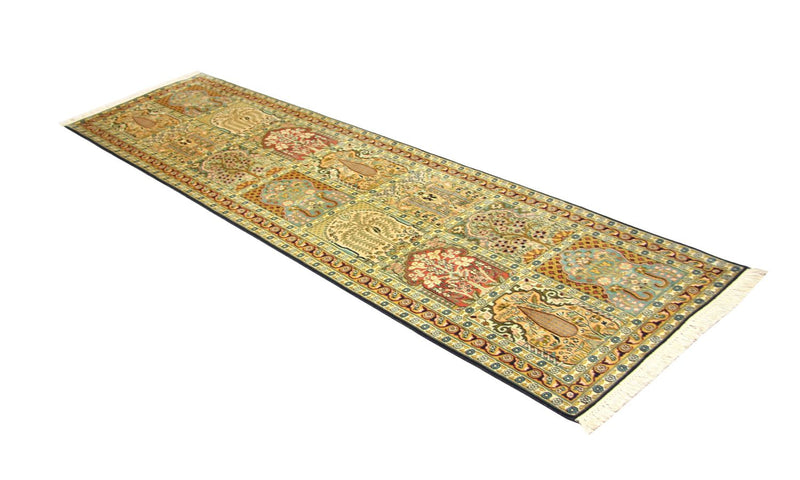 Runner Sidenmatta - Kashmir Silk - 298 x 82 cm - flerfärgad