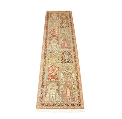 Runner Sidenmatta - Kashmir Silk - 307 x 78 cm - flerfärgad
