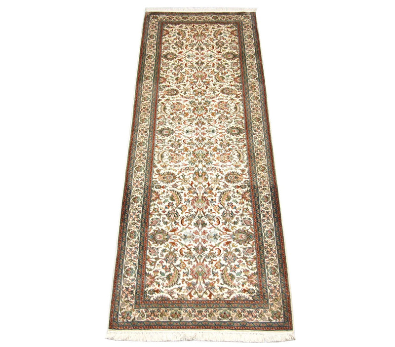 Runner Sidenmatta - Kashmir Silk - 250 x 80 cm - beige