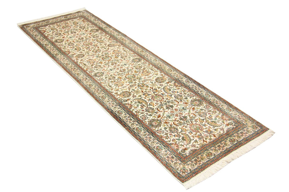 Runner Sidenmatta - Kashmir Silk - 250 x 80 cm - beige