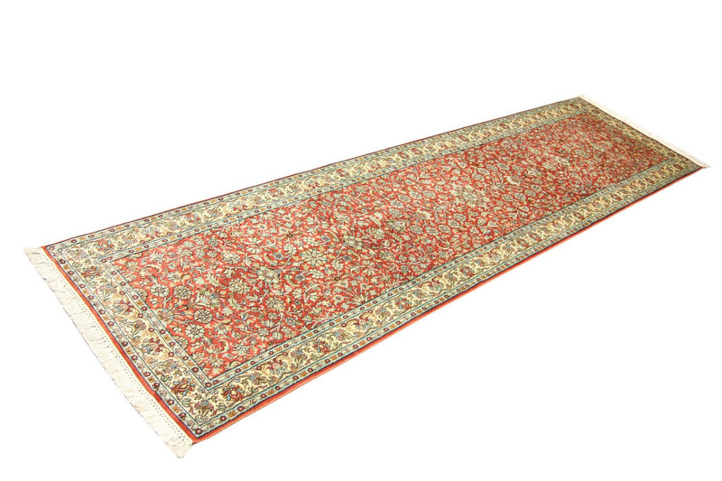 Runner Sidenmatta - Kashmir Silk - 292 x 78 cm - orange