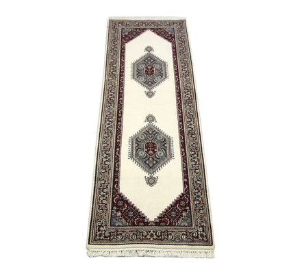 Runner Oriental Carpet - 247 x 76 cm - beige