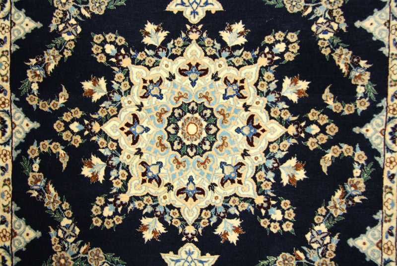 Persisk matta - Nain - Premium - 113 x 84 cm - mörkblå