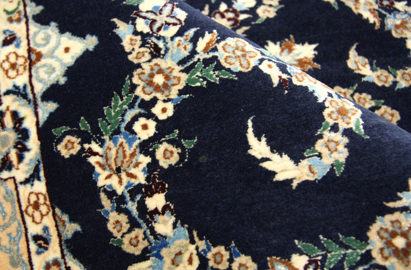 Persisk matta - Nain - Premium - 113 x 84 cm - mörkblå