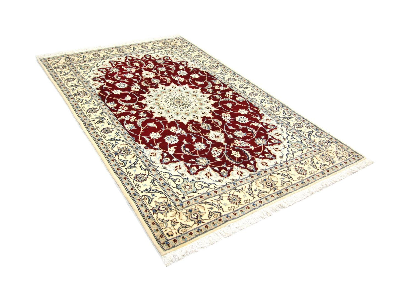 Persisk matta - Nain - Premium - 192 x 125 cm - röd