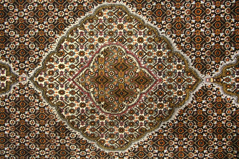 Persisk matta - Tabriz - 202 x 152 cm - brun
