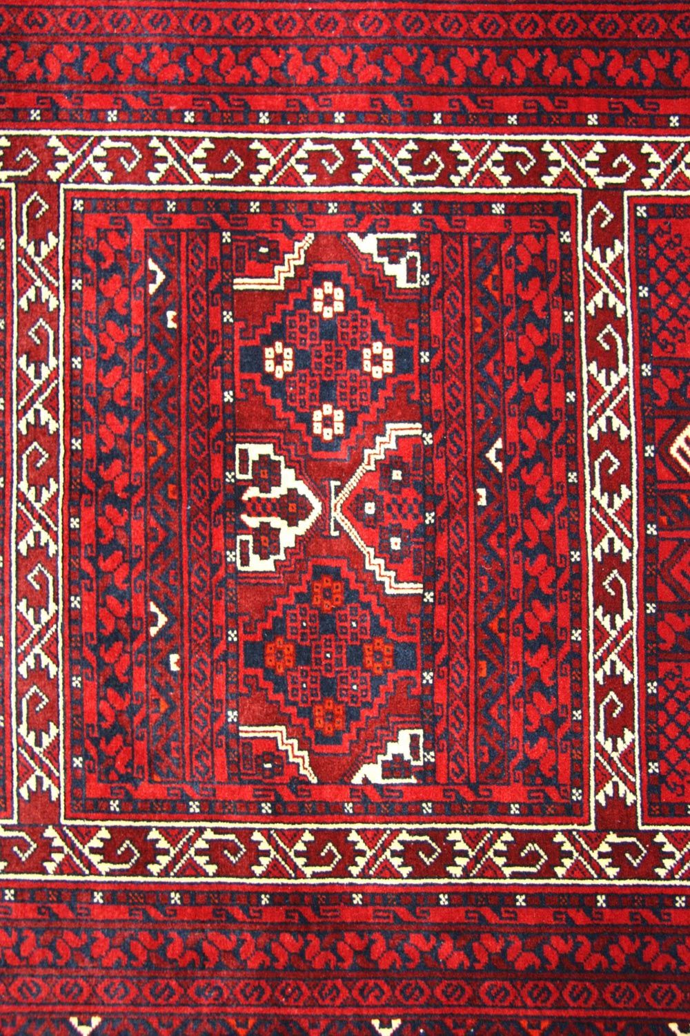Afghansk matta - 256 x 168 cm - röd