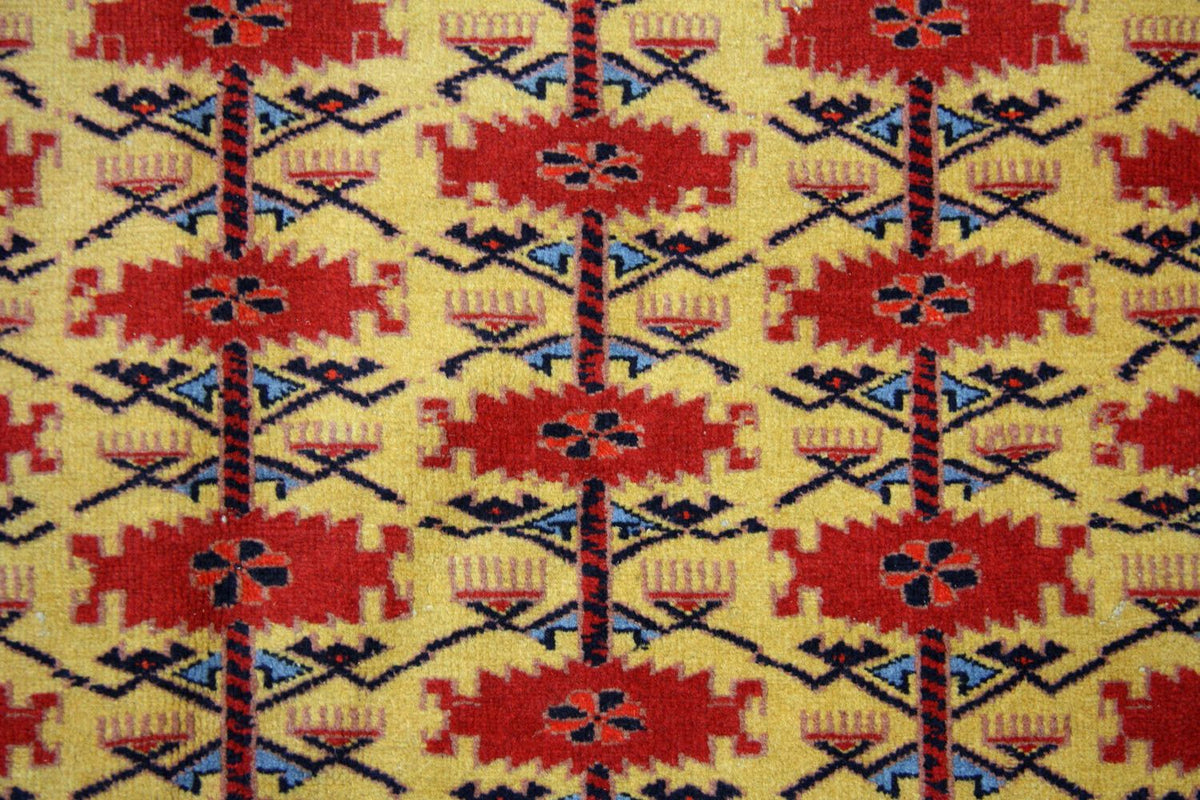 Afghansk matta - Bukhara - 298 x 200 cm - guld