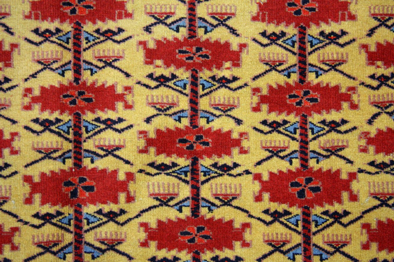 Afghansk matta - Bukhara - 298 x 200 cm - guld