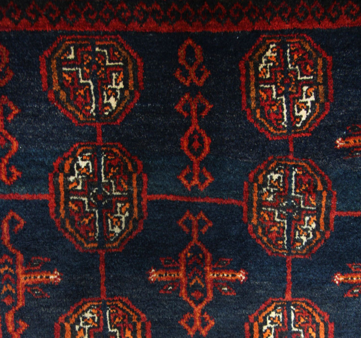 Baluch-matta - 286 x 193 cm - blå