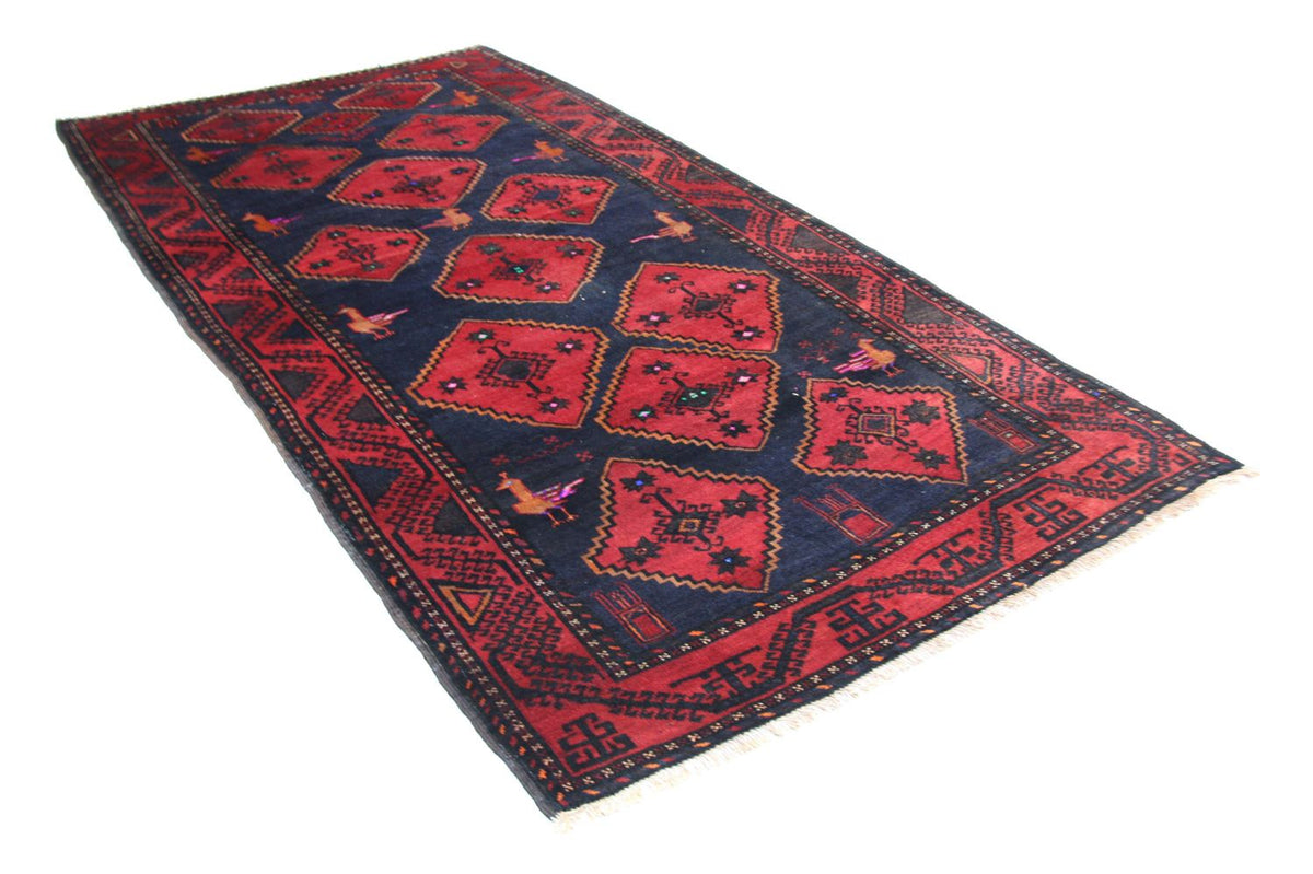 Baluch-matta - 296 x 150 cm - blå