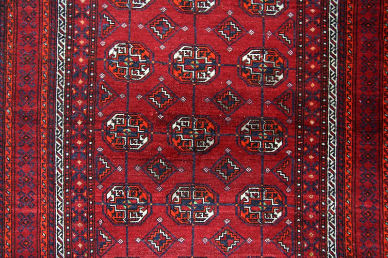 Baluch-matta - 208 x 123 cm - röd